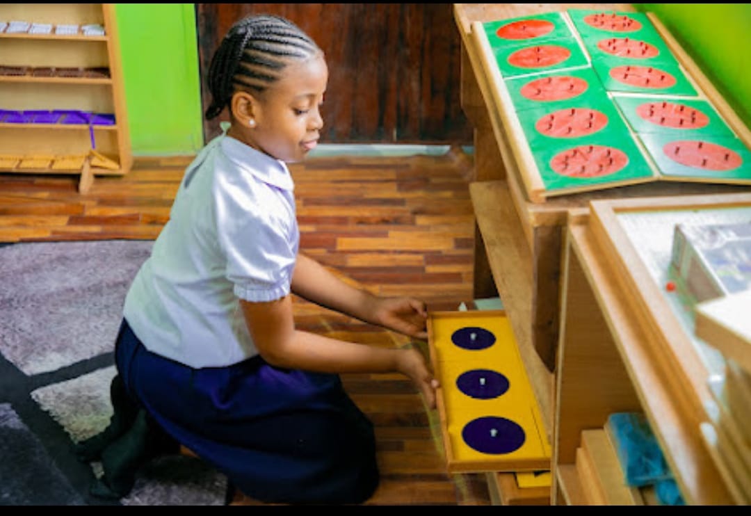 Pupils taking part in a music lesson at Ambassadors Bilingual School
